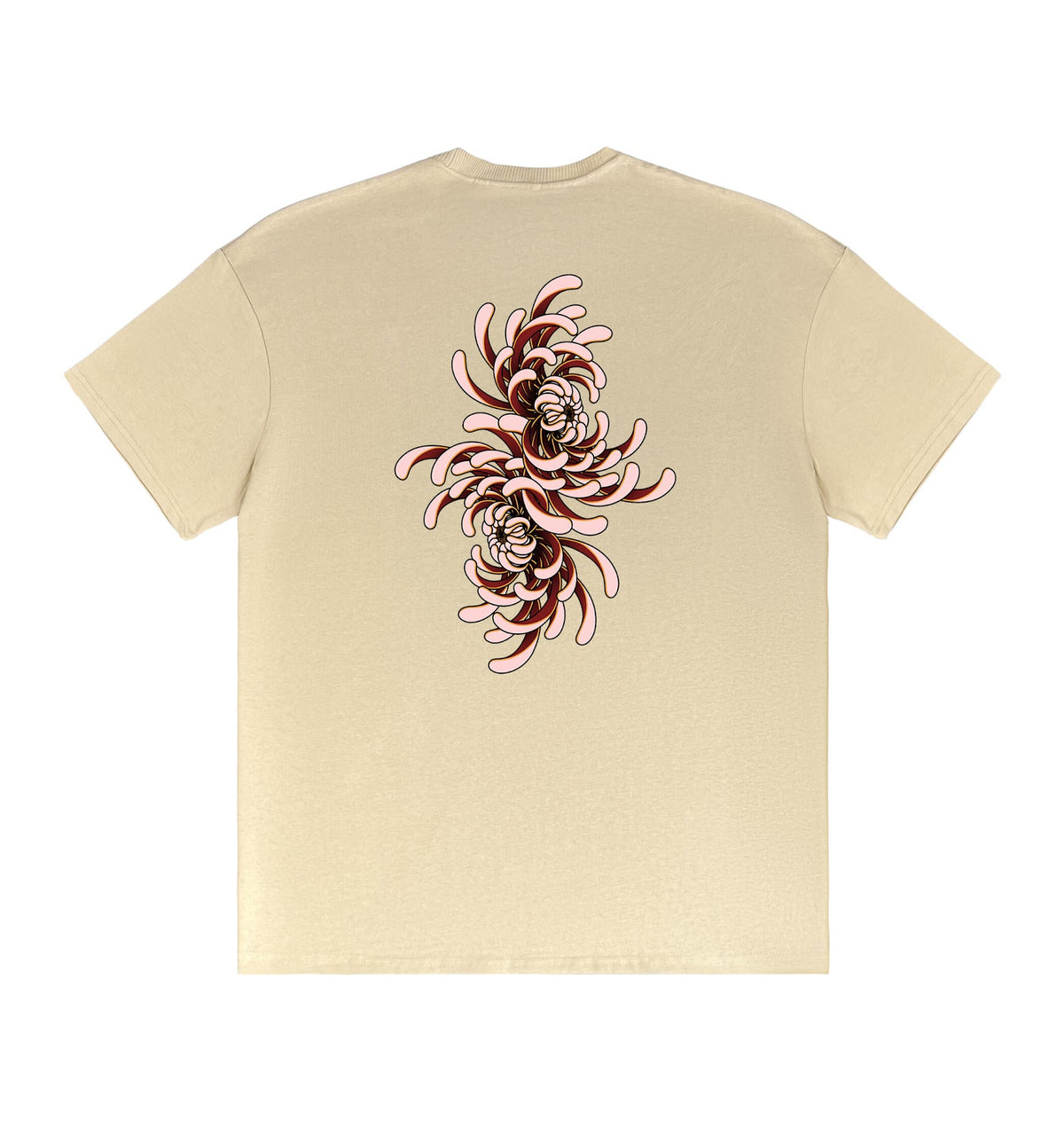 TON Collective Stone Chrysanth design, back